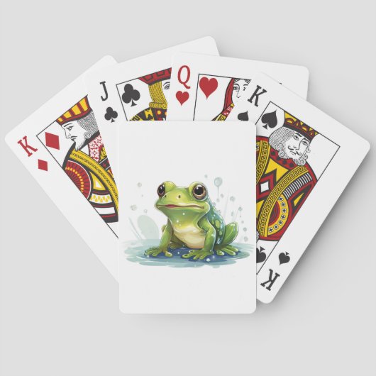 Funny Frosch Spielkarten (Rückseite)