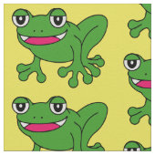 Funny Frosch Stoff (Nahaufnahme)