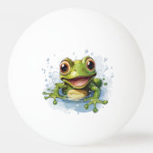Funny Frosch Tischtennisball (Rückseite)