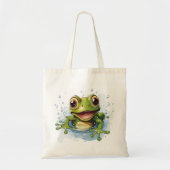Funny Frosch Tragetasche (Vorne)
