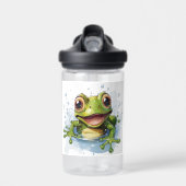 Funny Frosch Trinkflasche (Vorne)
