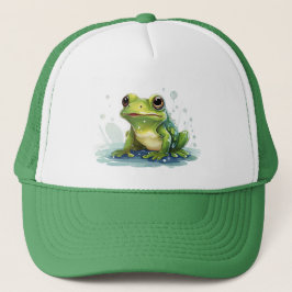 Funny Frosch Truckerkappe