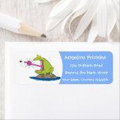 Funny Frosch und Fliege Cartoon (Insitu)