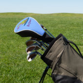 Funny Frosch und Fliege Cartoon Golf Headcover (In SItu)