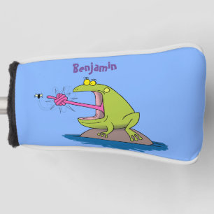 Funny Frosch und Fliege Cartoon Golf Headcover