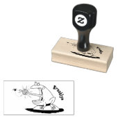 Funny Frosch und Fliege Cartoon Gummistempel (Stempel)