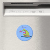 Funny Frosch und Fliege Cartoon Magnet (In Situ (Geschirrspüler))