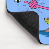 Funny Frosch und Fliege Cartoon Mousepad (Ecke)