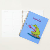 Funny Frosch und Fliege Cartoon Planer (Anzeige)