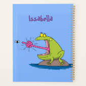 Funny Frosch und Fliege Cartoon Planer (Rückseite)