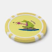 Funny Frosch und Fliege Cartoon Pokerchips (Einzeln)