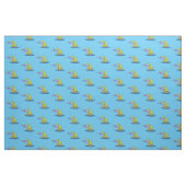 Funny Frosch und Fliege Cartoon Stoff (Fat Quarter (45,7 x 55,9 cm))