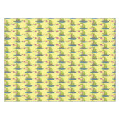 Funny Frosch und Fliege Cartoon Tischdecke (Vorderseite (Horizontal))