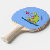 Funny Frosch und Fliege Cartoon Tischtennis Schläger (Vorderseite)