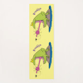 Funny Frosch und Fliege Cartoon Yogamatte (Vorderseite)