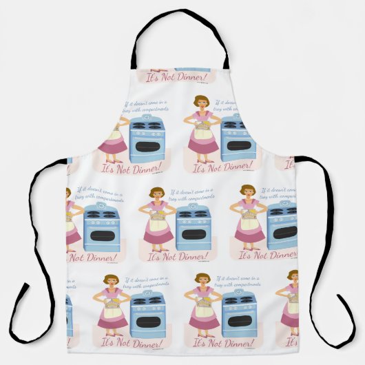 Funny Frozen Dinner ist die Oberhäuserin Pattern Schürze (Vorderseite)