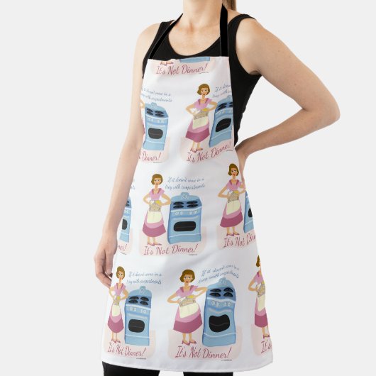 Funny Frozen Dinner ist die Oberhäuserin Pattern Schürze (InSitu)