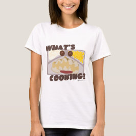 Funny Frozen Food Dinner Cooking Cartoon Slogan T-Shirt