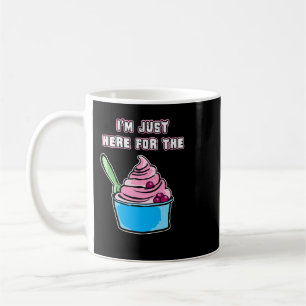 Funny Frozen Yogurt Zeichnend Mädchen T-Shirt Kind Kaffeetasse