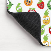 Funny Fruchtgums mit Gesichtsmuster Mousepad (Ecke)