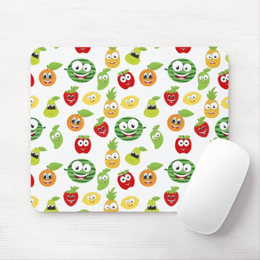Funny Fruchtgums mit Gesichtsmuster Mousepad (Mit Mouse)