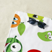 Funny Fruchtgums mit Gesichtsmuster Strandtuch (Beispiel)