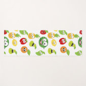 Funny Fruchtgums mit Gesichtsmuster Yogamatte (Vorderseite (Horizontal))