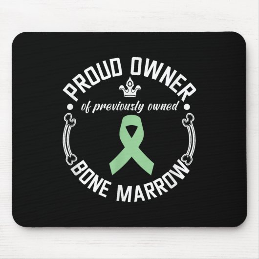Funny früher gehört Knochenmark Transplant Awar Mousepad (Vorne)