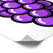 Funny Fruit Gs Halloween Costume Kids Men Women Poster (Ecke)