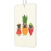 Funny Fruit Mops Niedlich Dog Geschenk | Pet Lover Autolufterfrischer (Links)