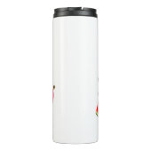 Funny Fruit Mops Niedlich Dog Geschenk | Pet Lover Thermosbecher (Rückseite)