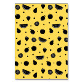 Funny Fruit Pun Banana Classroom Valentine Card Tischnummer (Rückseite)