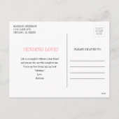 Funny Fruit Pun Berry Special Feiertagspostkarte (Rückseite)