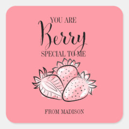 Funny Fruit Pun Berry Special Valentine Sticker
