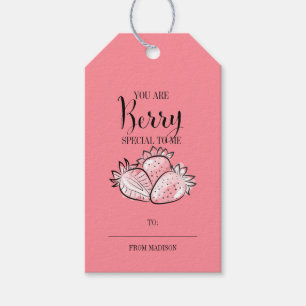 Funny Fruit Pun Berry Spezielle Valentindisketten Geschenkanhänger