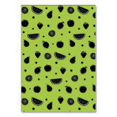 Funny Fruit Pun Kiwi Klassenzimmer Valentine Card Tischnummer (Rückseite)