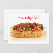 Funny fruitcake card postkarte (Vorne/Hinten)