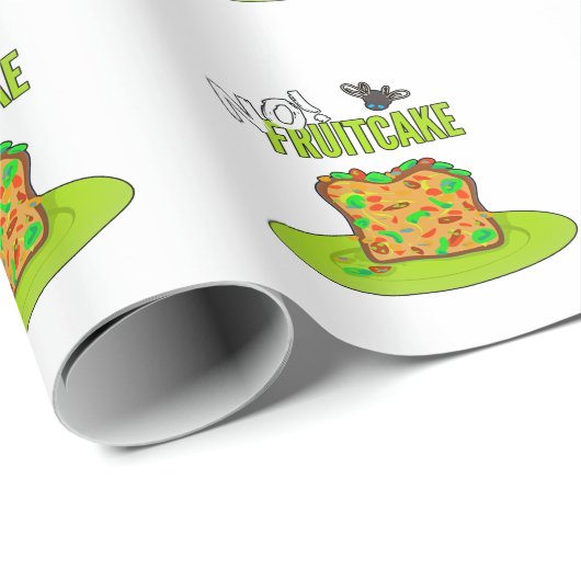 Funny Fruitcake Geschenkpapier (Rolleneckpunkt)