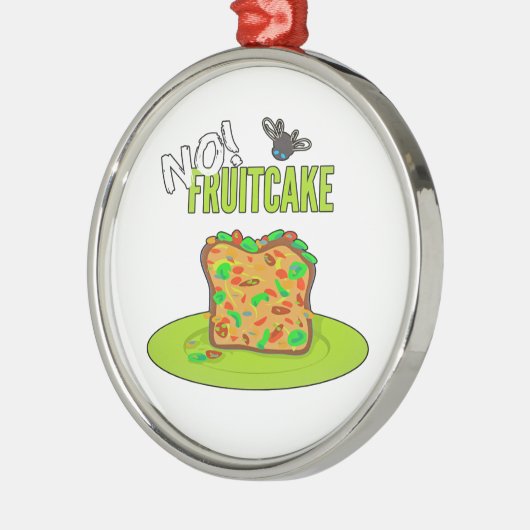 Funny Fruitcake Ornament Aus Metall (Links)