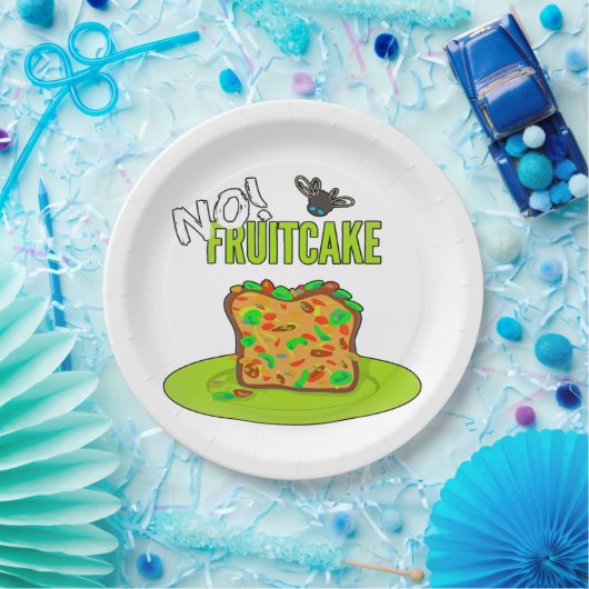 Funny Fruitcake Pappteller (Party)