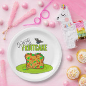 Funny Fruitcake Pappteller (Party)
