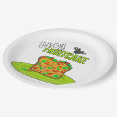 Funny Fruitcake Pappteller (Schrägansicht)