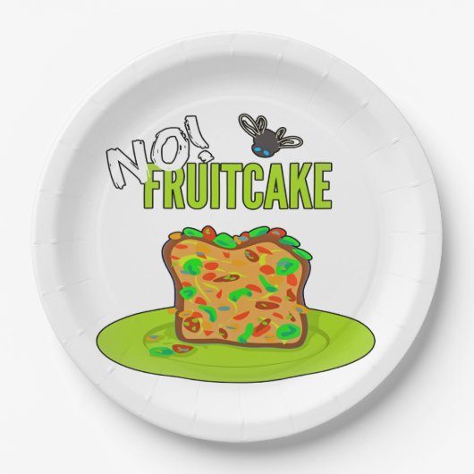 Funny Fruitcake Pappteller (Vorderseite)