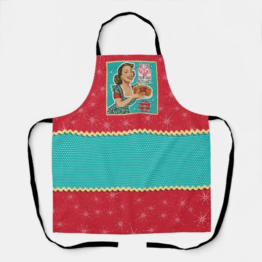 Funny Fruitcake Weihnachten Schürze (Vorderseite)