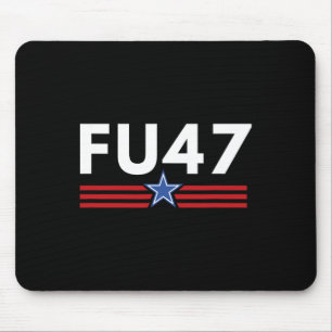 Funny Fu47 Anti Trump Patriotic Pro Harris Democra Mousepad