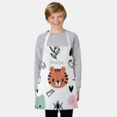 Funny fügen Sie Ihr Logo Kinder Schürze (Getragen)