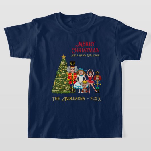 Funny fügen Sie Ihre Gesichtspflege Nutcracker Fam T-Shirt (Ablage )