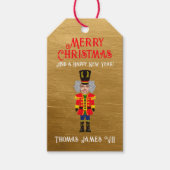 Funny Fügen Sie Ihrem Gesicht Nutcracker Frohe Wei Geschenkanhänger (Vorderseite)