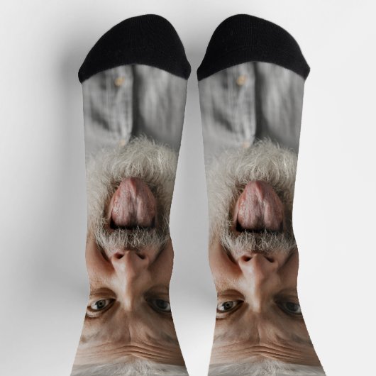 Funny fügt Ihr eigenes Foto hinzu Socken (Oben)