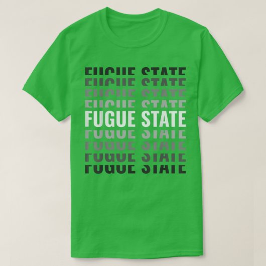 Funny Fugue Staat T-Shirt (Design vorne)